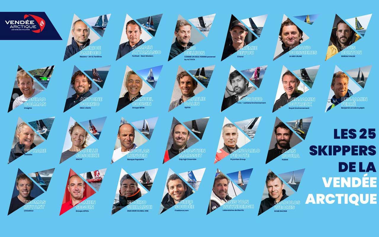 Skippers 2022 Vendée Arctique
